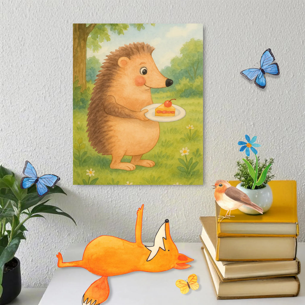 Paint by Numbers Hedgehog piece of cake Design Kunstwerk, Malen, Kreativität, Ausmalbild, DIY, Malen nach Zahlen, Künstler, Bastelidee, Baseln, Tiermotive, Gute Laune, lustige Sprüche, Tiere, Einladung Party, Essen Spruch, Kuchen, Kuchen backen, Igel, Backen Geschenk, Torte, Geburtstagskuchen