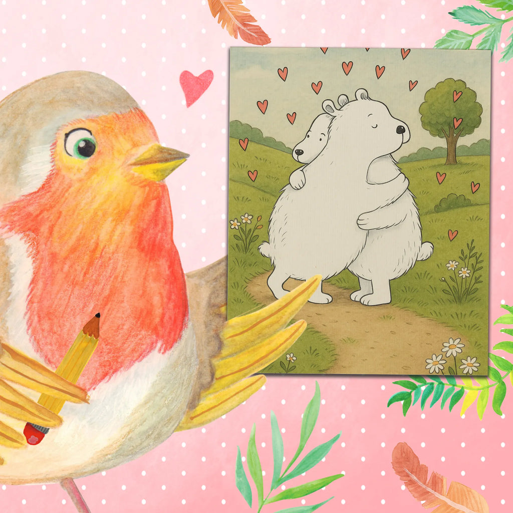 Malowanie według numerów Niedźwiedź polarny obejmować Design Ausmalbild, Kreativität, Bastelidee, Kunstwerk, DIY, Malen, Malen nach Zahlen, Baseln, Künstler, Tiermotive, Gute Laune, lustige Sprüche, Tiere