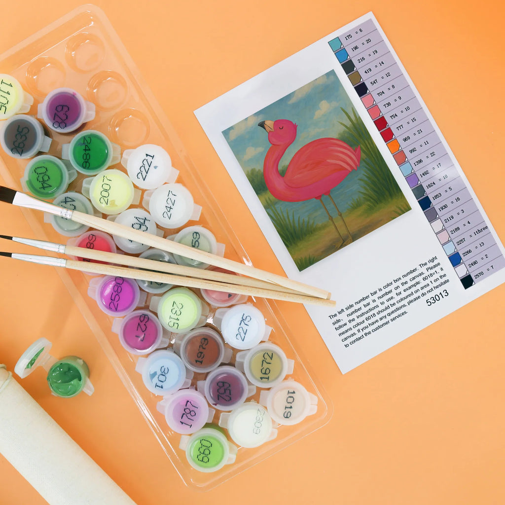 Malowanie według numerów Flamingo Duma Design Flamingo