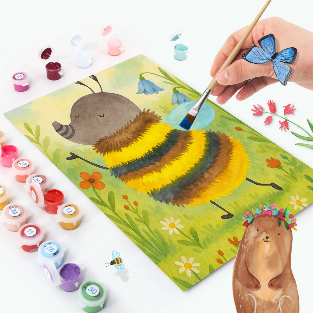 Malen nach Zahlen Hummel flauschig Design DIY, Bastelidee, Kunstwerk, Malen nach Zahlen, Malen, Kreativität, Baseln, Ausmalbild, Künstler, Tiermotive, Gute Laune, lustige Sprüche, Tiere, Flauschig, Hummel, Natur, Blume, Biene