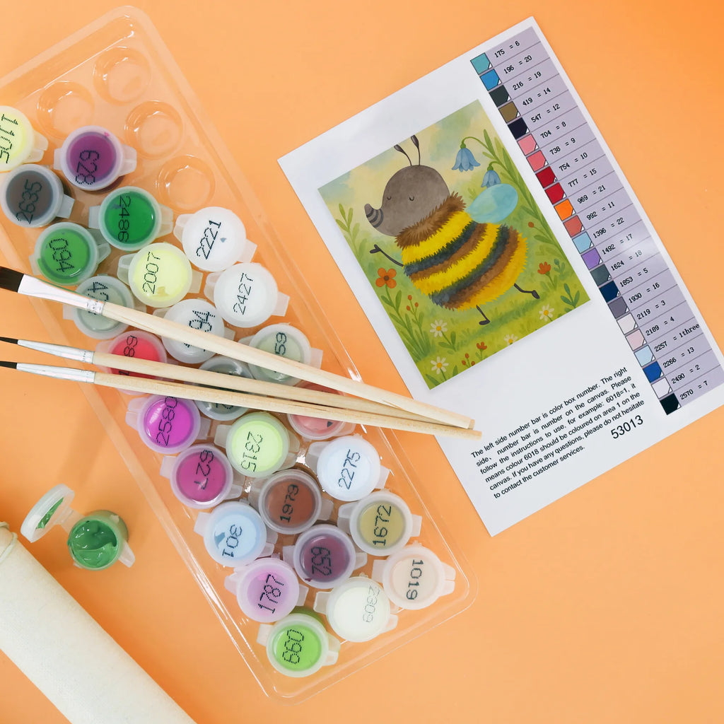 Malen nach Zahlen Hummel flauschig Design DIY, Bastelidee, Kunstwerk, Malen nach Zahlen, Malen, Kreativität, Baseln, Ausmalbild, Künstler, Tiermotive, Gute Laune, lustige Sprüche, Tiere, Flauschig, Hummel, Natur, Blume, Biene