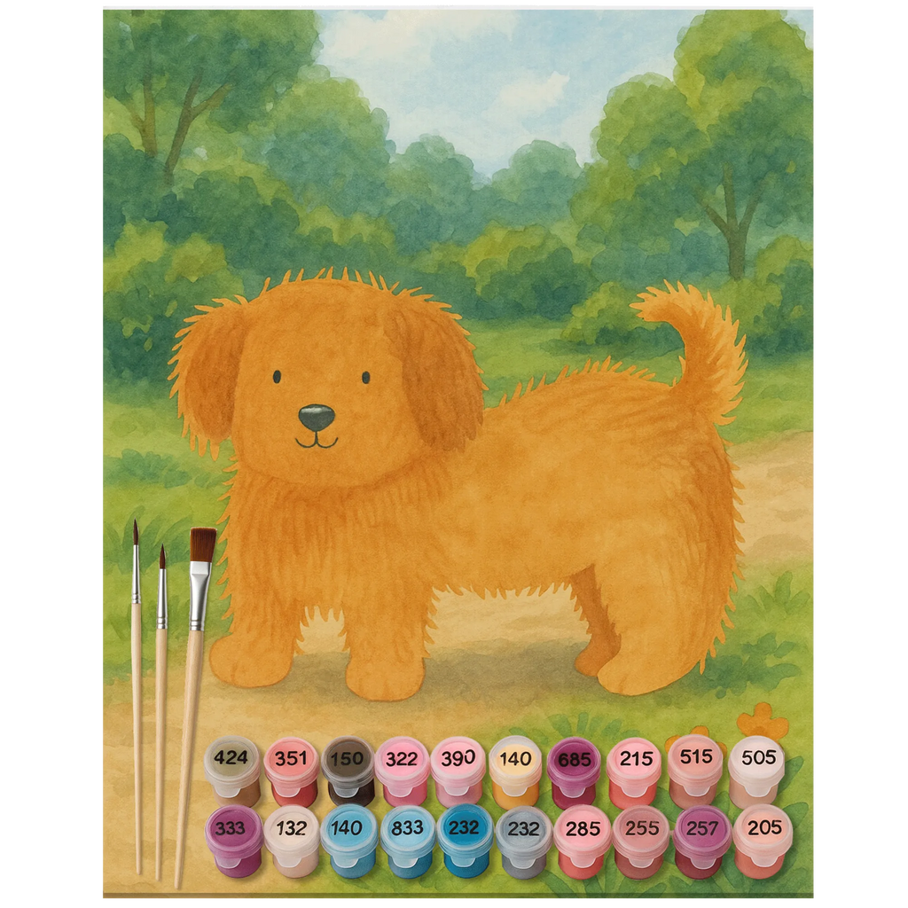 Malen nach Zahlen Hund Flauschig Design Baseln, Kreativität, Malen, Bastelidee, Ausmalbild, Malen nach Zahlen, Künstler, Kunstwerk, DIY, Hund, Hundemotiv, Haustier, Hunderasse, Tierliebhaber, Hundebesitzer, Sprüche, Hundeliebe, Frauchen, Hunde, Hundemama