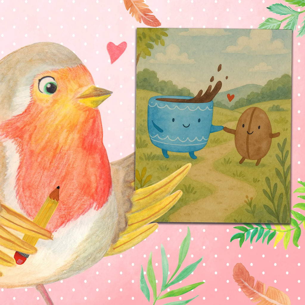 Malowanie według numerów kawa ziarno Design Kunstwerk, Kreativität, Malen nach Zahlen, DIY, Ausmalbild, Künstler, Malen, Baseln, Bastelidee, Tiermotive, Gute Laune, lustige Sprüche, Tiere, Kaffee, Kaffeebohne, Genuss, Zufriedenheit, Glück