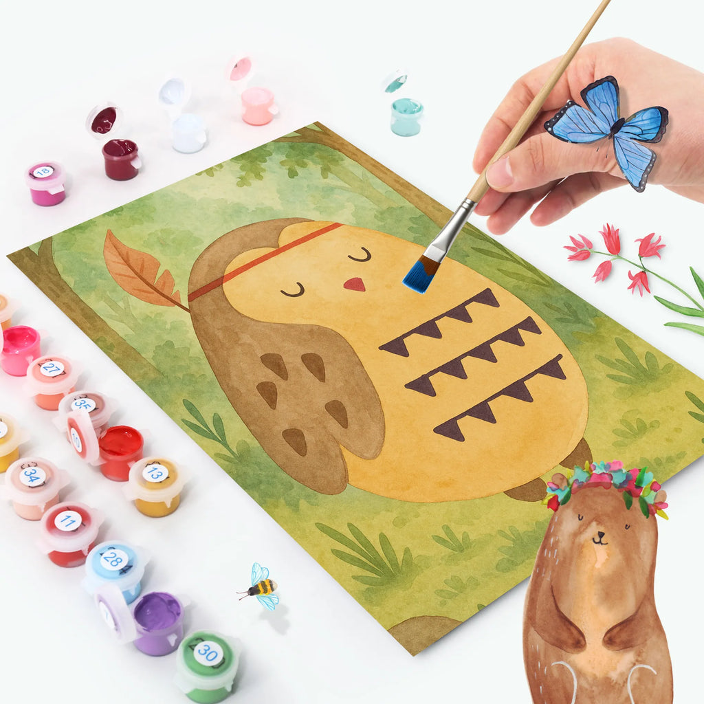 Paint by Numbers Owl feather headdress Design Künstler, Kunstwerk, Malen nach Zahlen, Ausmalbild, Baseln, DIY, Kreativität, Bastelidee, Malen, Eule, Reisespruch, Owl, Federschmuck, Eule Deko, Dekoration, Das Leben ist ein Abenteuer