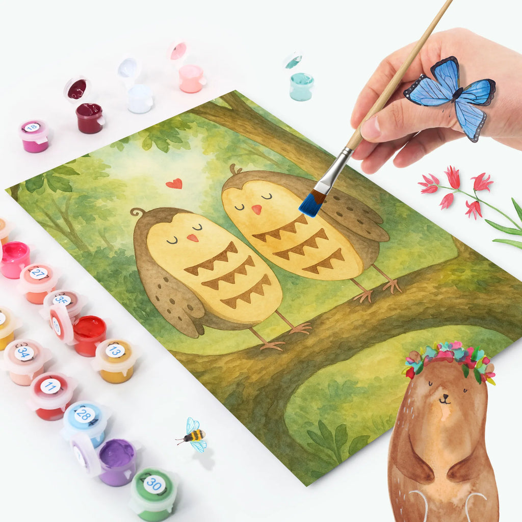 Paint by Numbers owls Love Design Malen, Kunstwerk, Kreativität, Baseln, Künstler, Bastelidee, Malen nach Zahlen, Ausmalbild, DIY, Eule, Wortspiel lustig, Eule Deko, Liebe, Hochzeit Spruch, Freund, Owl, All you need is love, Freundin Geschenk, Liebe Spruch