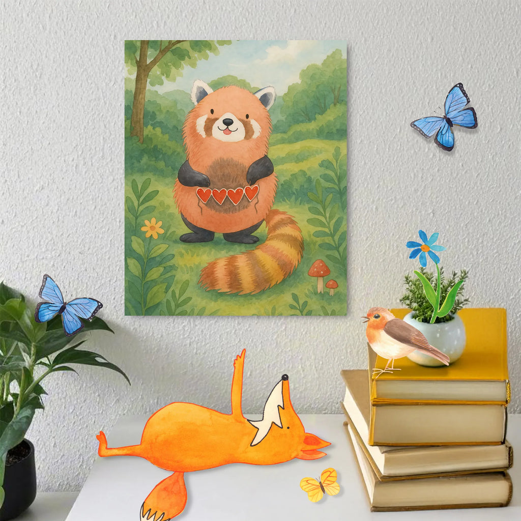 Malowanie według numerów Czerwony Panda Design Motywy zwierzęce, dobra energia, zabawne powiedzonka, zwierzęta