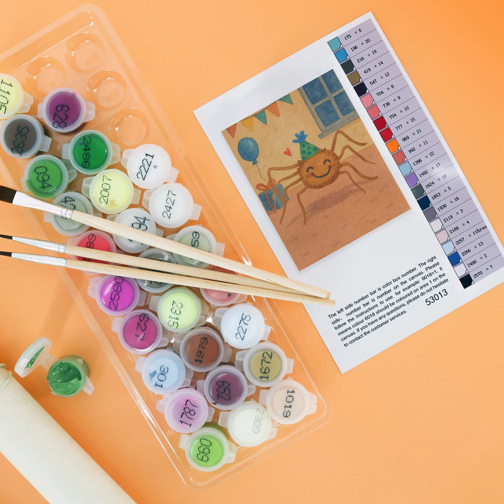 Malowanie według numerów Pająk Agata Impreza Design Pająk Agathe, Pająk, Agathe, Filmy, Towary