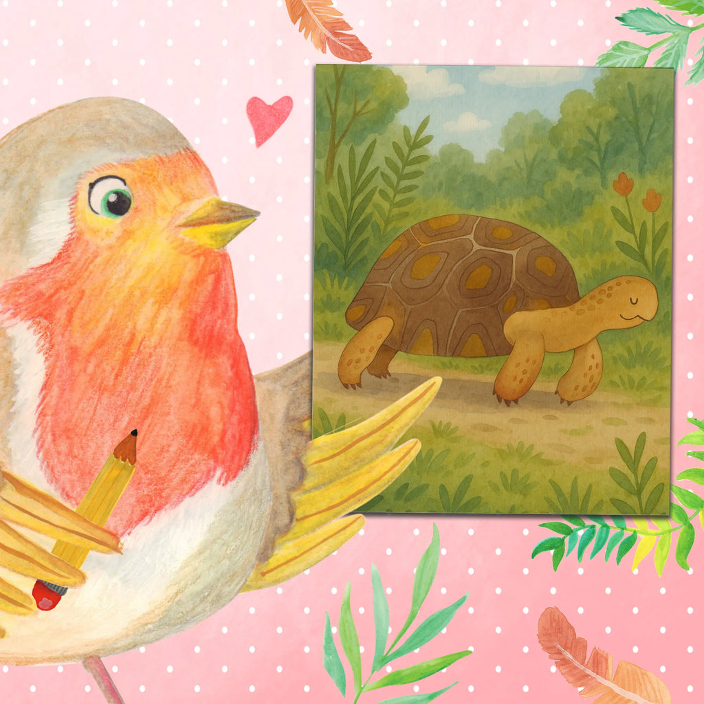 Malowanie według numerów Żółw maszerować Design Zwierzeta morskie, Morze, Wakacje