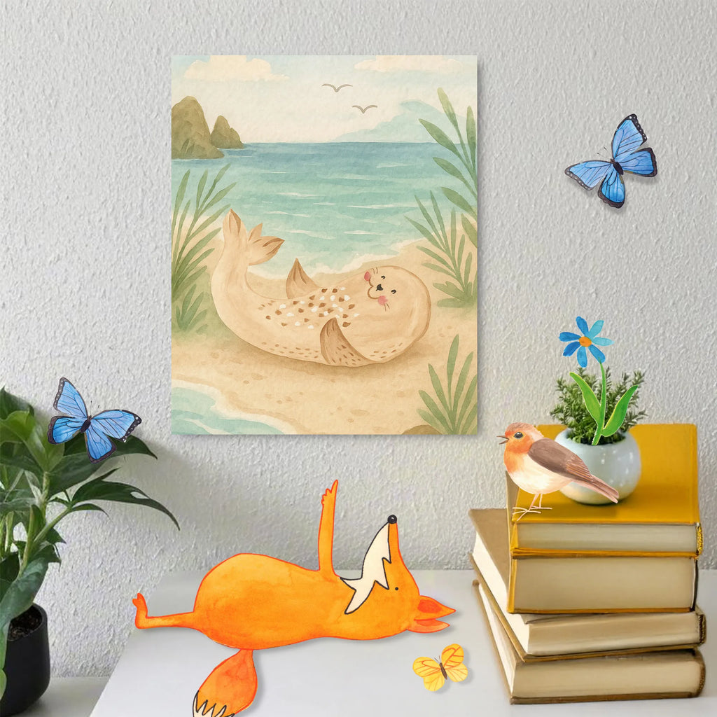 Malowanie według numerów foka Leżeć Design Malen, Künstler, Basteln, Ausmalbild, Kunstwerk, Bastelidee, Malen nach Zahlen, Kreativität, DIY, Gute Laune, Tiermotive, Lustige Sprüche, Tiere, Strand, Robben, Robbe, Nordsee, Lachen, Meerestier, Ostsee, Freude, Seehund