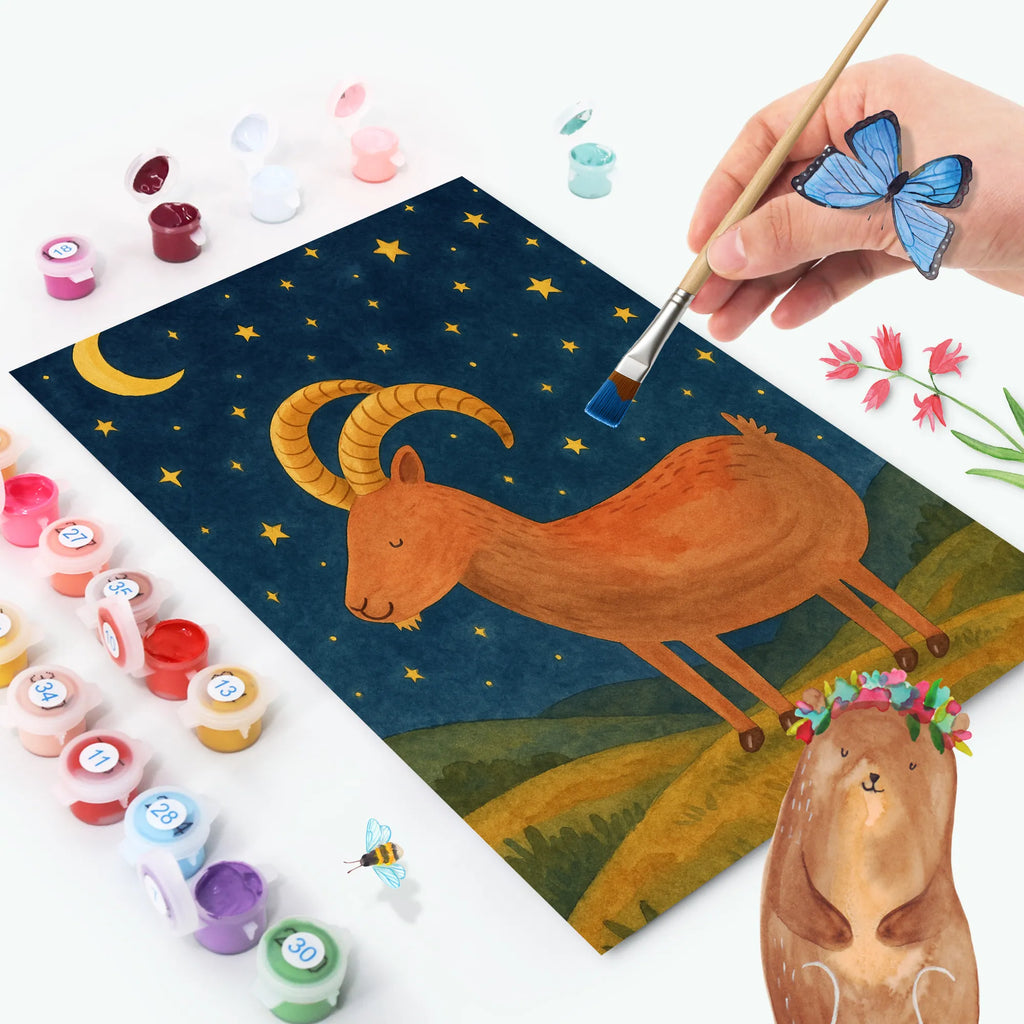 Paint by Numbers Star sign Capricorn Design Künstler, Malen nach Zahlen, Kreativität, DIY, Malen, Bastelidee, Ausmalbild, Kunstwerk, Baseln, Tierkreiszeichen, Sternzeichen, Horoskop, Astrologie, Aszendent, Geschenk Dezember, Steinböcke, Steinbock Sternzeichen, Geburtstag Dezember, Geschenk Januar, Bock, Geburtstag Januar, Steinbock Geschenk, Ziege