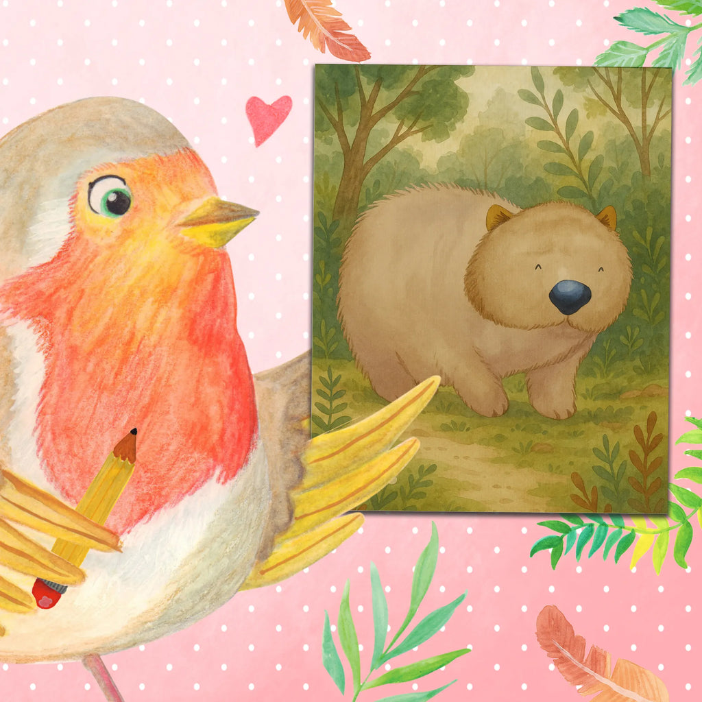 Malen nach Zahlen Wombat Design Bastelidee, Basteln, Malen, DIY, Kreativität, Malen nach Zahlen, Künstler, Ausmalbild, Kunstwerk, lustige Sprüche, Tiere, Tiermotive, Gute Laune, Motivation, Das Leben ist schön, Wombat, Spruch, Australien