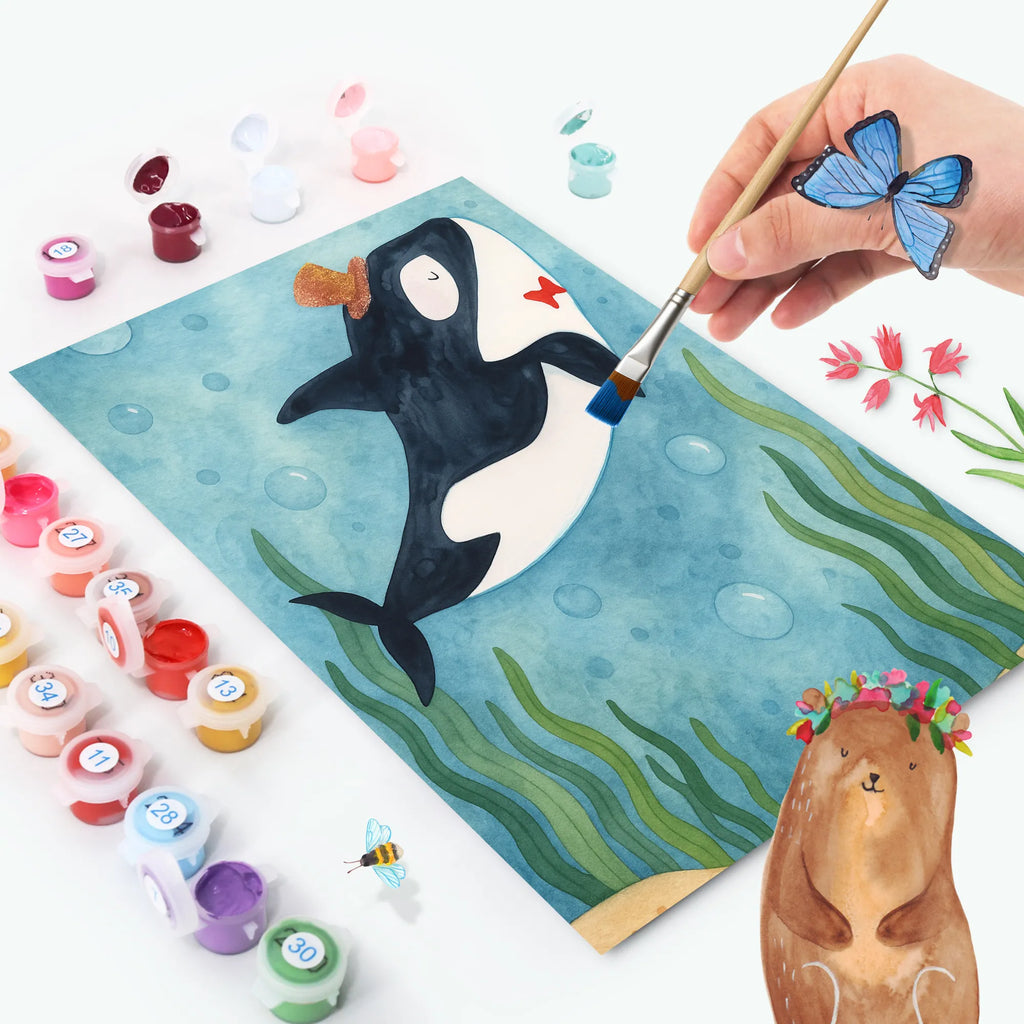 Paint by Numbers orca cylinder Design Kreativität, Baseln, Kunstwerk, Bastelidee, Malen nach Zahlen, DIY, Ausmalbild, Malen, Künstler, Meerestiere, Meer, Urlaub, Konfetti, Orca, Glückwunsch, Glitter, Geburtstag, Narwal, Fest, Fete, Feier, Glitzer