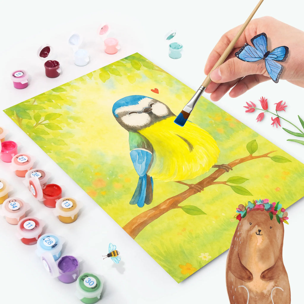 Paint by Numbers Bird blue tit Design Baseln, Kreativität, Bastelidee, DIY, Kunstwerk, Malen, Malen nach Zahlen, Ausmalbild, Künstler, Ostern, Osterhase, Ostergeschenke, Osternest, Osterdeko, Geschenke zu Ostern, Ostern Geschenk, Ostergeschenke Kinder, Ostern Kinder, Frühlingsgefühle, Osterzeit, liebe Grüße, Vogel, Ostergrüße, Blaumeise, Frühling