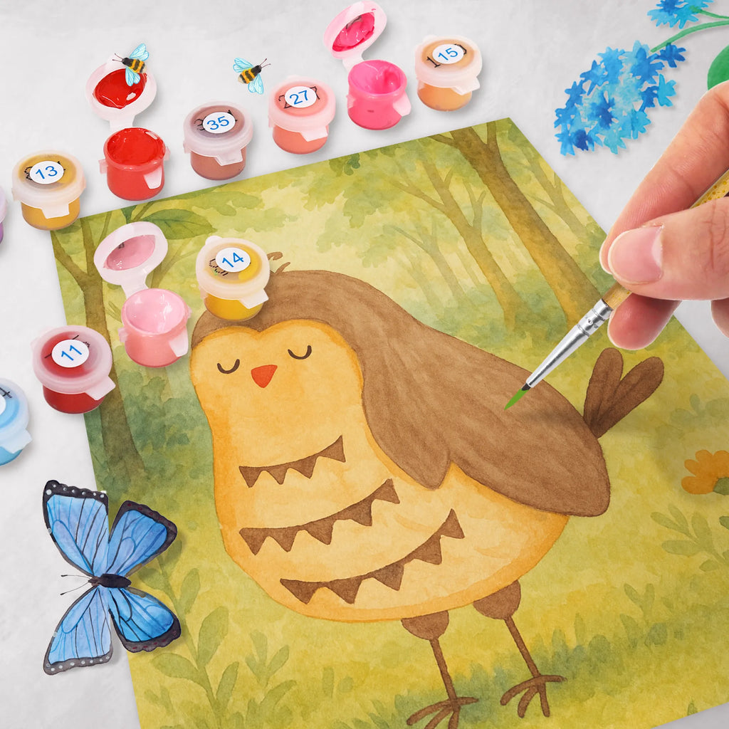 Malowanie według numerów sowa zadowolona Design Malen nach Zahlen, Bastelidee, Kreativität, Malen, Ausmalbild, Kunstwerk, Baseln, Künstler, DIY, Eule, Eule Spruch, Romantisch, Liebe Spruch, Geschenk Hochzeitstag, Eule deko, Spruch schön, Owl, Wortspiel lustig