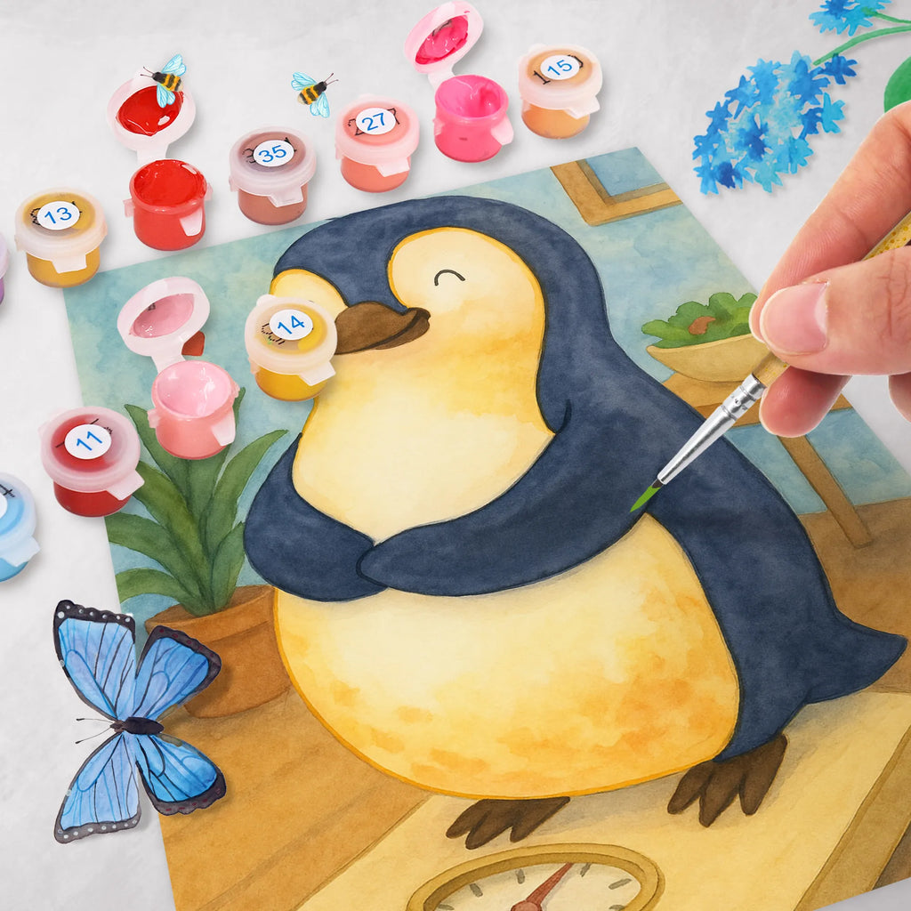 Malowanie według numerów Pingwin dieta Design Ausmalbild, Künstler, Malen, Kreativität, Kunstwerk, Bastelidee, Malen nach Zahlen, DIY, Baseln, Pinguin, Selbstliebe, Abspecken, Diät, Gewicht, Abnehmen, Pinguine, Selbstrespekt, Motivation, Körperliebe