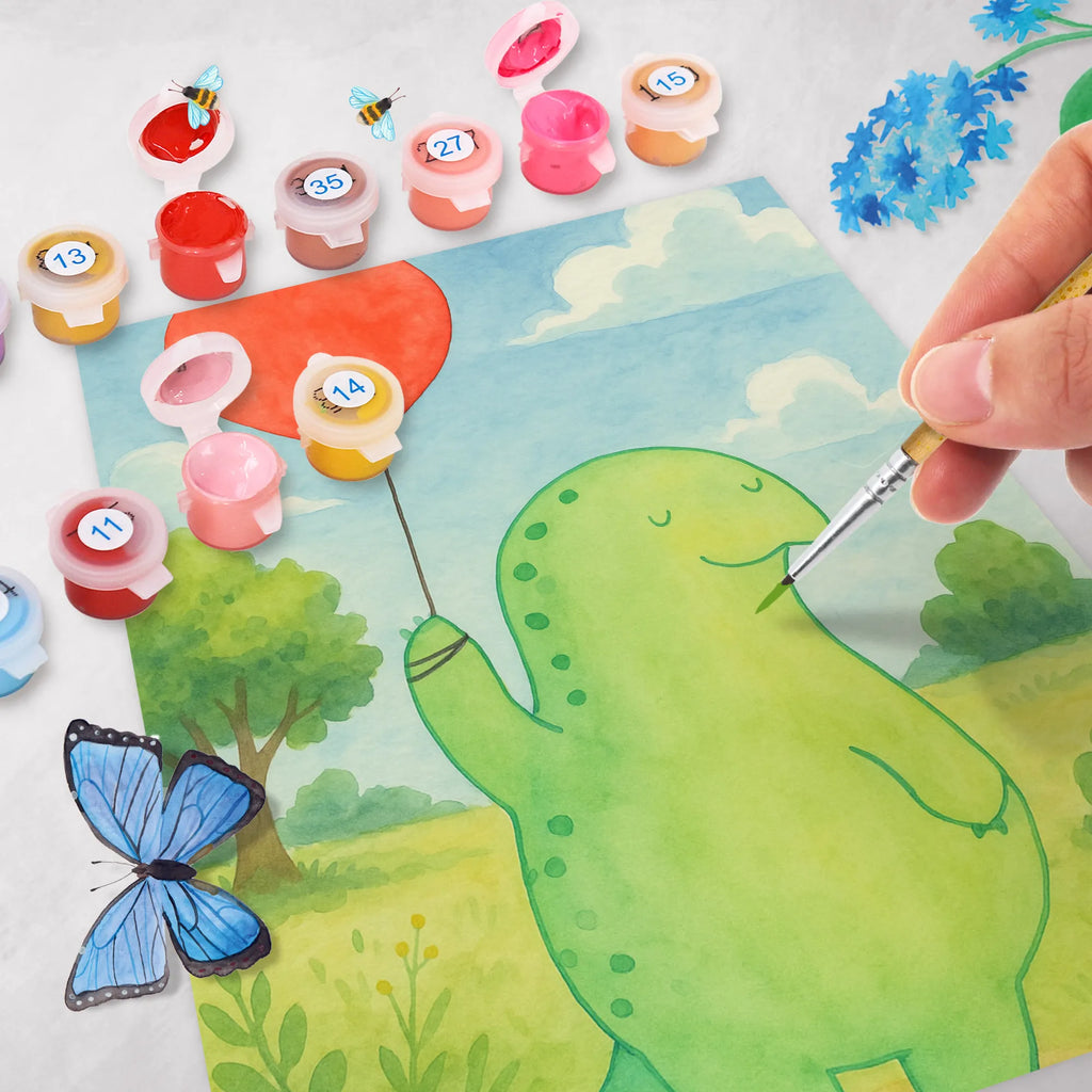 Malowanie według numerów żółw balon Design Bastelidee, Baseln, Künstler, Ausmalbild, DIY, Kunstwerk, Malen nach Zahlen, Malen, Kreativität, Schildkröte, Motivationsspruch, Motivation, Mutausbruch, Schildkröten