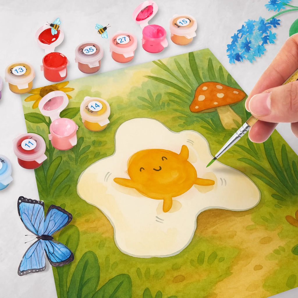 Malowanie według numerów jajko sadzone jajko Design DIY, Ausmalbild, Kreativität, Künstler, Malen nach Zahlen, Malen, Bastelidee, Kunstwerk, Baseln, Tiermotive, Gute Laune, lustige Sprüche, Tiere, Schön, Glücklich, Ei, Tag, Liebe, Spiegelei