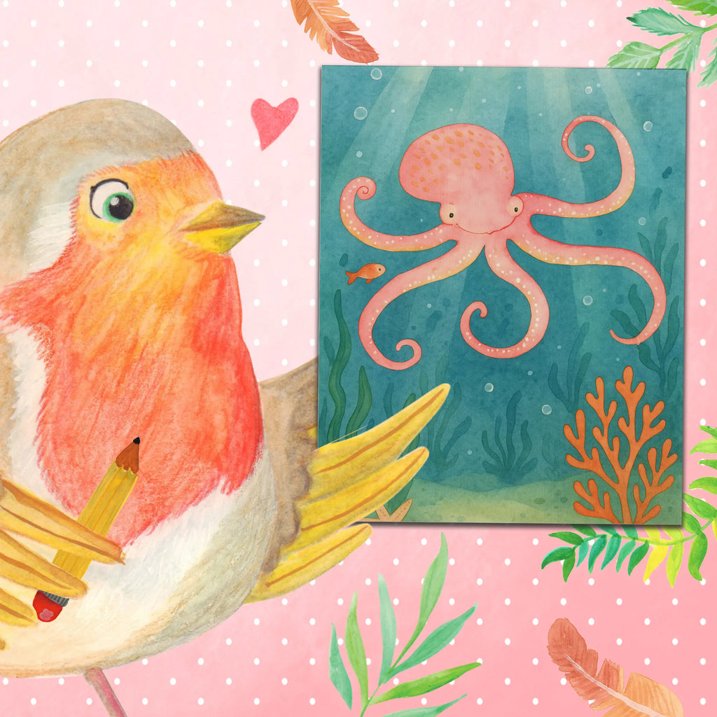 Paint by Numbers Squid Design Ausmalbild, DIY, Kreativität, Kunstwerk, Malen, Baseln, Malen nach Zahlen, Künstler, Bastelidee, Tiermotive, Gute Laune, lustige Sprüche, Tiere, Meerestier, Arme, Tintenfisch, Wasser, Meer, Krake, Ozean