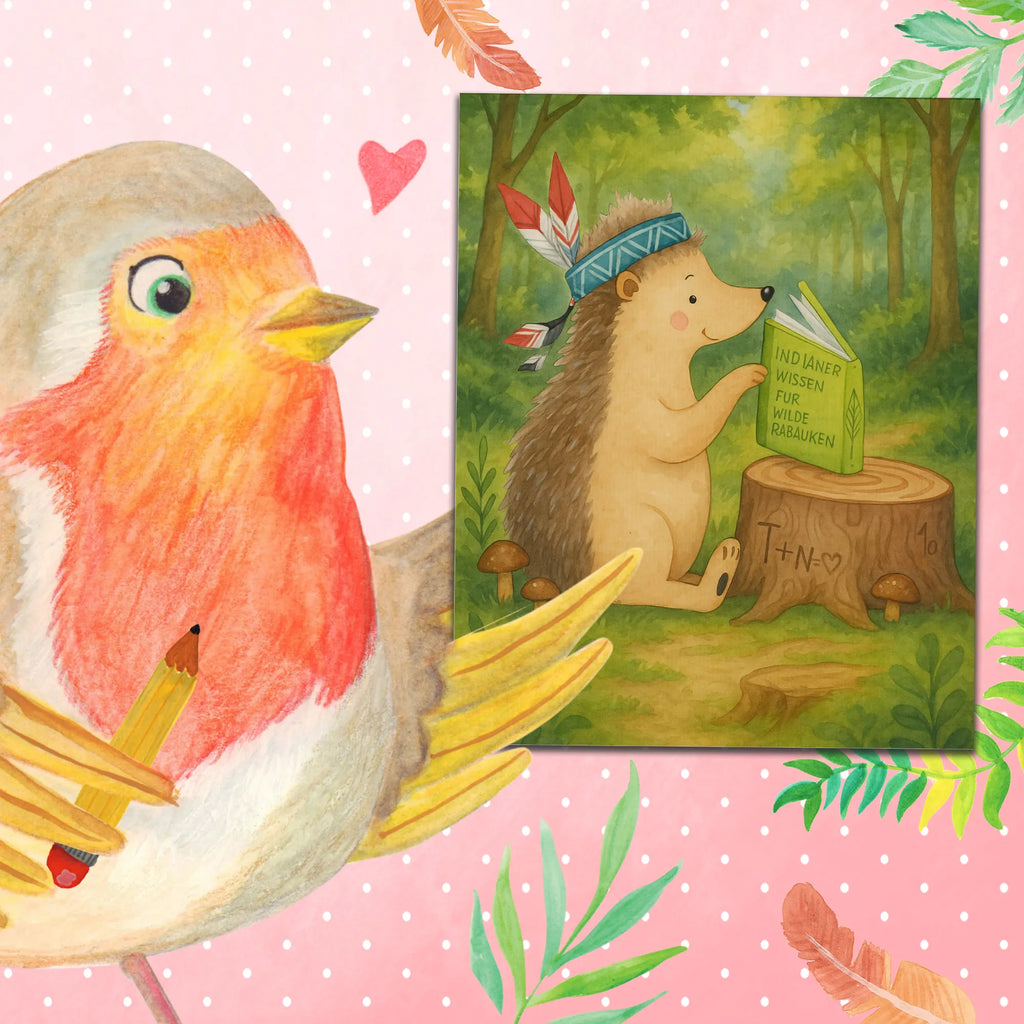 Malowanie według numerów jeż Ozdoba z piór Design Waldtiere, zwierzęta