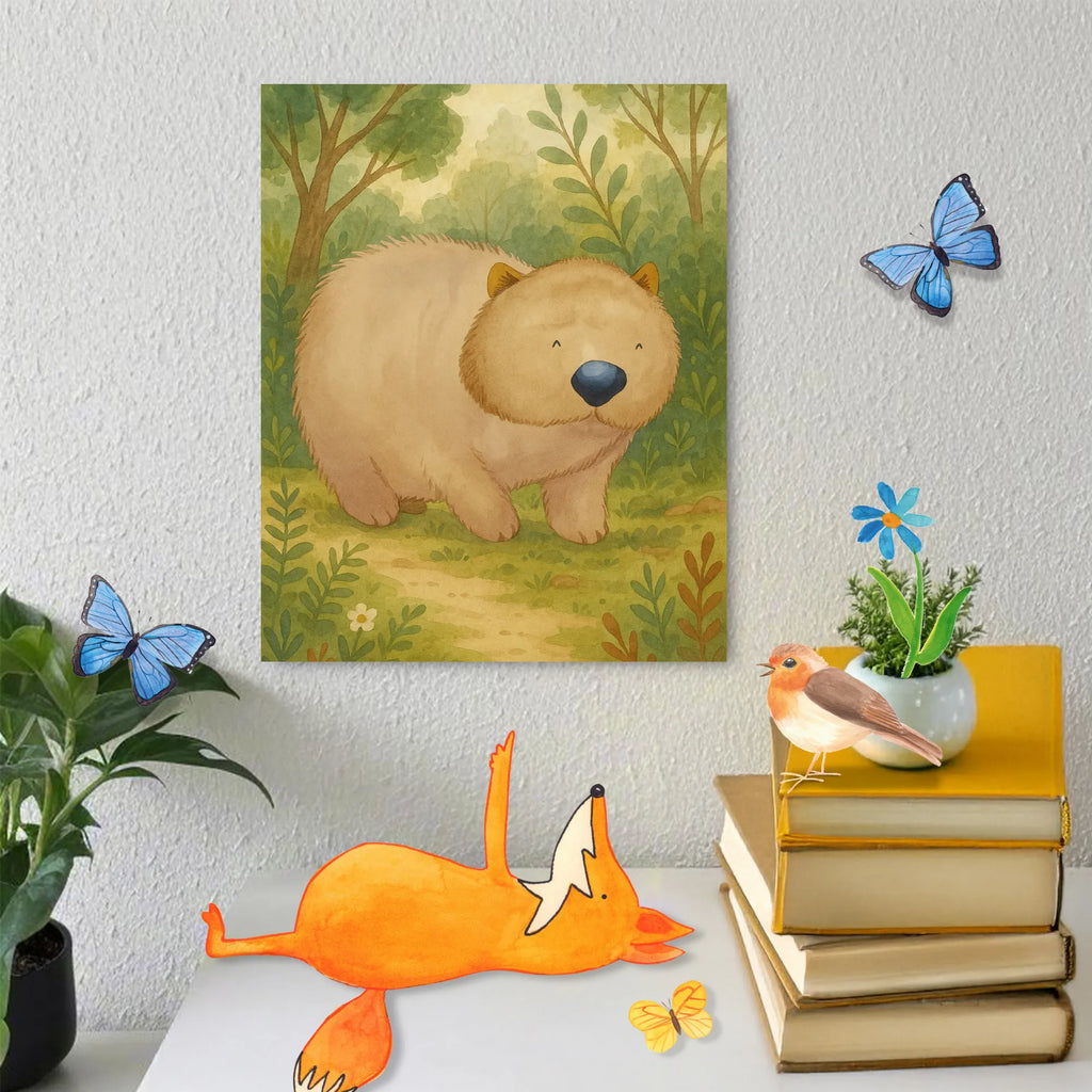 Malen nach Zahlen Wombat Design Bastelidee, Basteln, Malen, DIY, Kreativität, Malen nach Zahlen, Künstler, Ausmalbild, Kunstwerk, lustige Sprüche, Tiere, Tiermotive, Gute Laune, Motivation, Das Leben ist schön, Wombat, Spruch, Australien