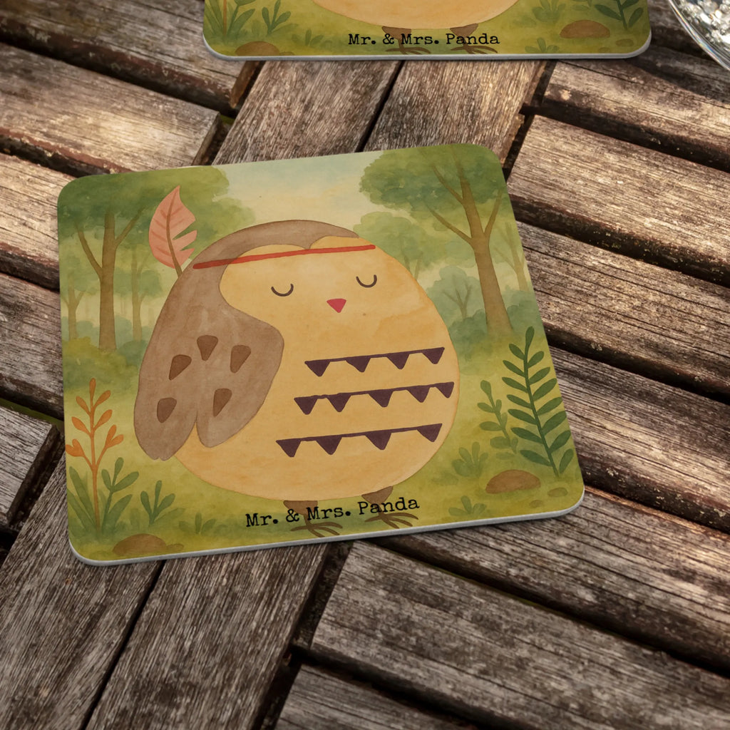 Bierdeckel Eule Federschmuck Design Bierdeckel, Gastgeschenk Hochzeit, Tischdeko, Eule, Eule Deko, Owl, Das Leben ist ein Abenteuer, Reisespruch, Federschmuck, Dekoration