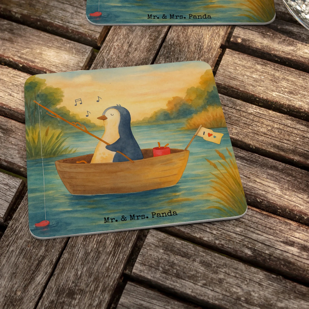 Bierdeckel Pinguin Angelboot Design Bierdeckel, Gastgeschenk Hochzeit, Tischdeko, Pinguin, Pinguine, Angeln, Boot, Angelboot, Lebenslust, Leben, genießen, Motivation, Neustart, Neuanfang, Trennung, Scheidung, Geschenkidee Liebeskummer