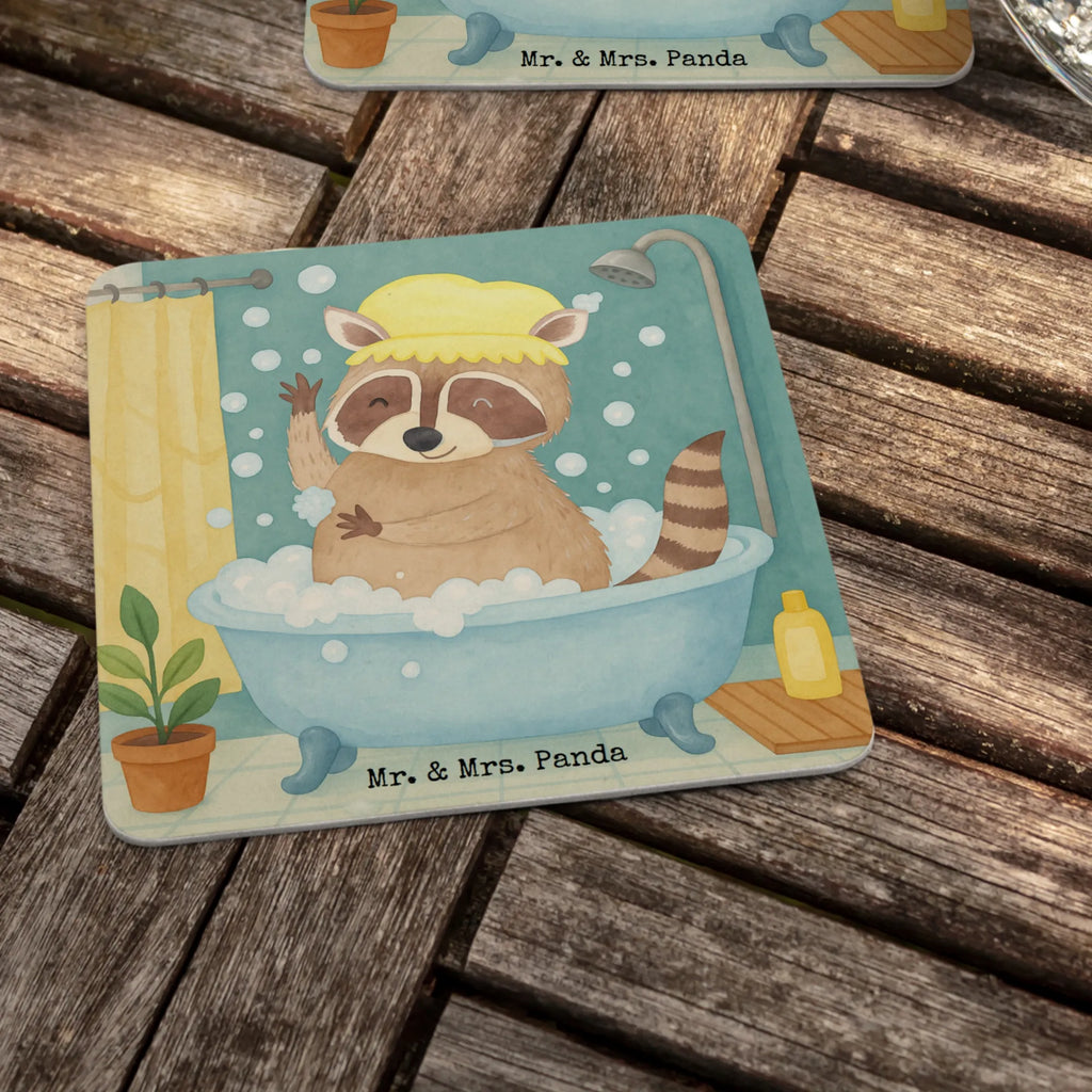 Bierdeckel Waschbär Design Bierdeckel, Gastgeschenk Hochzeit, Tischdeko, Tiermotive, Gute Laune, lustige Sprüche, Tiere, Waschbär, Tagträumen, Plan, Fröhlich, waschen, Seifenblasen