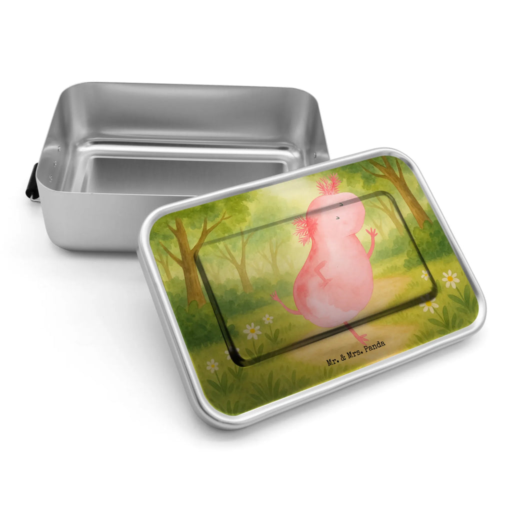Metall Brotdose Axolotl Tanzen Design Brotdose, Metall Brotdose, Kinder Brotdose, Pausenbox, Schul Brotdose, Brotbox Metall, Brotdose Metall, Brotbox, Metallbox, Vintage Brotdose, Vesperdose Metall, Metall Brotbox, Lunchbox Metall, Brotdose Arbeit, Axolotl, Molch, Verrückt, Lurche, Beste Freundin, Freundin, Axolot, Sterne, Lurch, Dachschaden, Schwanzlurch