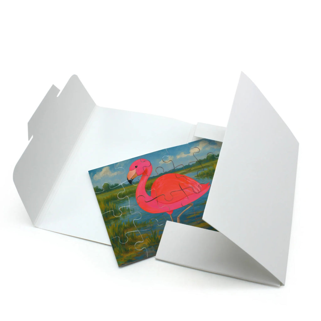 Puzzle Flamingo Classic Design Puzzle, Flamingo, Einzigartig, Selbstliebe, Stolz, ich, für mich, Spruch, Freundin, Freundinnen, Außenseiter, Sohn, Tochter, Geschwister