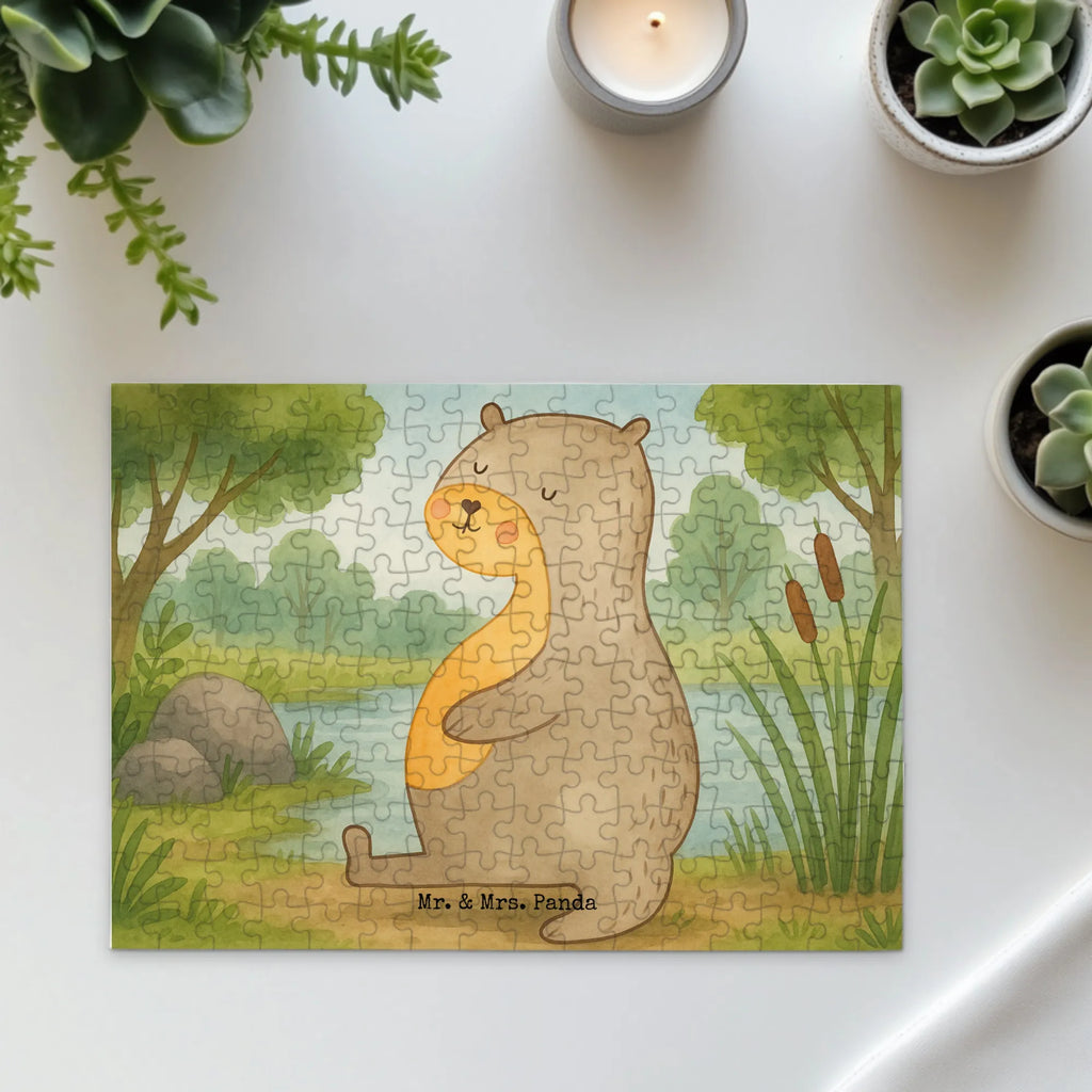 Puzzle Otter Bauch Design Puzzle, Otter, Fischotter, Seeotter, Otter Seeotter See Otter
