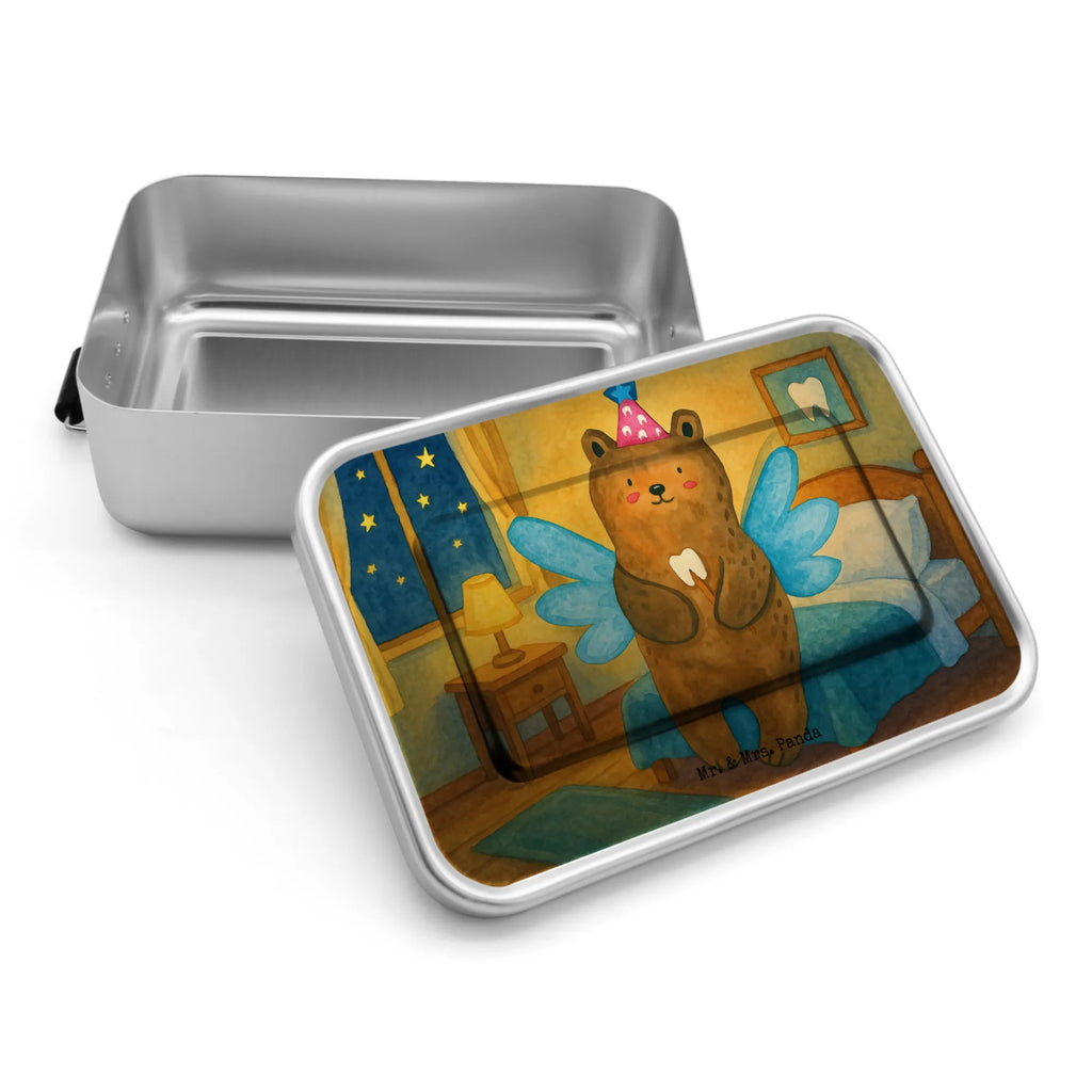 Metall Brotdose Bär Zahnfee Design Brotdose, Brotbox Metall, Lunchbox Metall, Brotbox, Kinder Brotdose, Metall Brotbox, Brotdose Arbeit, Vintage Brotdose, Brotdose Metall, Schul Brotdose, Metallbox, Vesperdose Metall, Metall Brotdose, Pausenbox, Teddy, Teddybär, Bär, Fee, Milchzahn, Zahnfee, Erster Zahn