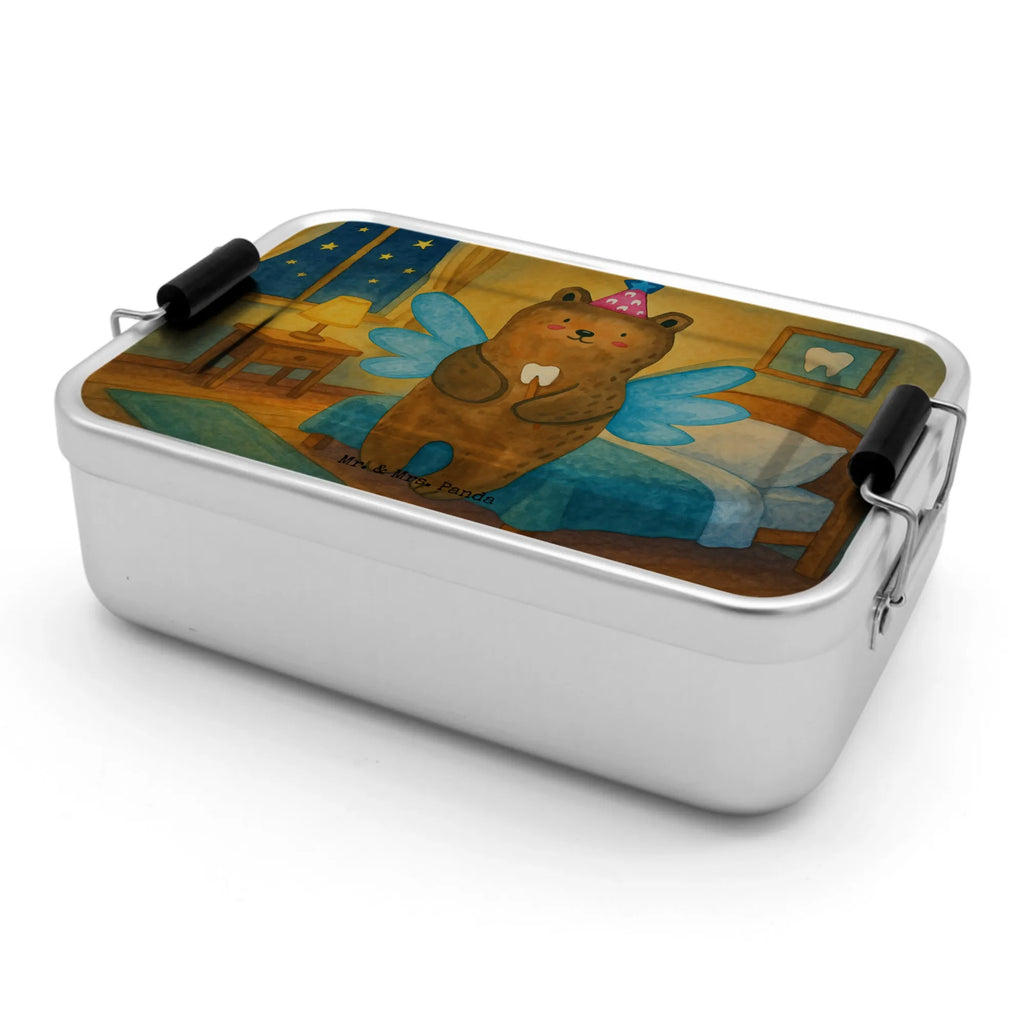 Metall Brotdose Bär Zahnfee Design Brotdose, Brotbox Metall, Lunchbox Metall, Brotbox, Kinder Brotdose, Metall Brotbox, Brotdose Arbeit, Vintage Brotdose, Brotdose Metall, Schul Brotdose, Metallbox, Vesperdose Metall, Metall Brotdose, Pausenbox, Teddy, Teddybär, Bär, Fee, Milchzahn, Zahnfee, Erster Zahn