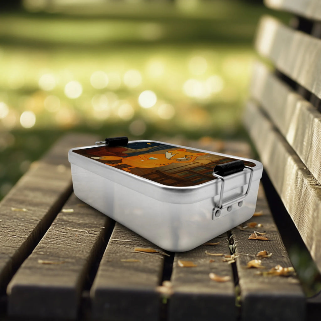 Metall Brotdose Fuchs Lord Design Brotdose Arbeit, Metall Brotdose, Brotbox, Metallbox, Metall Brotbox, Vesperdose Metall, Brotdose Metall, Vintage Brotdose, Pausenbox, Brotbox Metall, Lunchbox Metall, Schul Brotdose, Brotdose, Kinder Brotdose, Fuchs, Liebeskummer Geschenk, Füchse, Spruch Lustig, Tröstende Worte, Motivation Spruch, Problemlösung