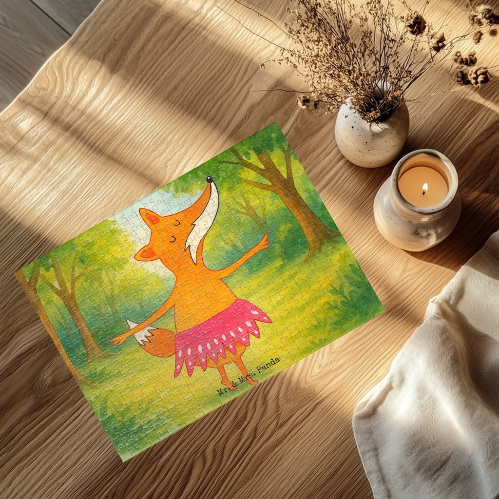 Puzzle Fuchs Ballerina Design Puzzle, Fuchs, Fuchs Spruch, Füchse, Füchsin, Ballerina, Ballett, Tänzerin, Tanzen, Party, Einladung, Geburtstag