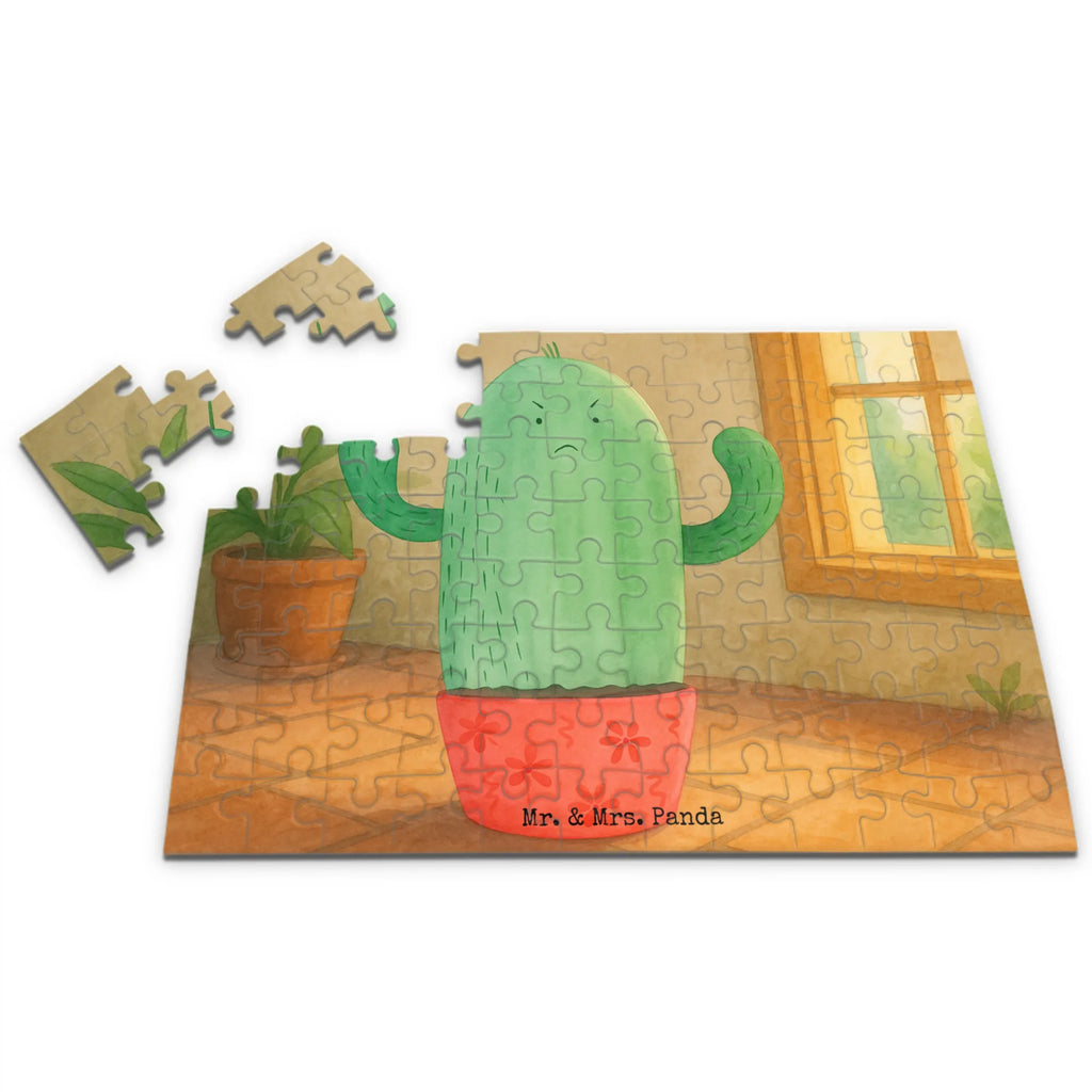 Puzzle Kaktus Wut Design Puzzle, Kaktus, Kakteen, ärgern, Büro, Schule, Büroalltag, Chefin, Kollege, Kollegin, wütend