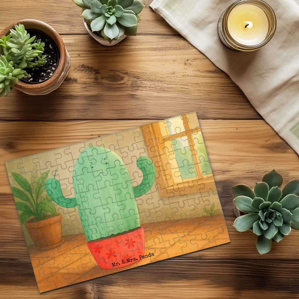 Puzzle Kaktus Wut Design Puzzle, Kaktus, Kakteen, ärgern, Büro, Schule, Büroalltag, Chefin, Kollege, Kollegin, wütend