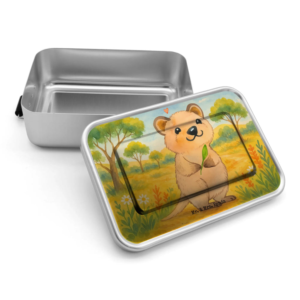 Metall Brotdose Quokka Happy Design Brotbox, Brotdose, Tiermotive, Gute Laune, lustige Sprüche, Tiere, Dinge erledigen, Lustiger Spruch, Aufschieberitis, Verschieben, Niedliches Tier, Quokka