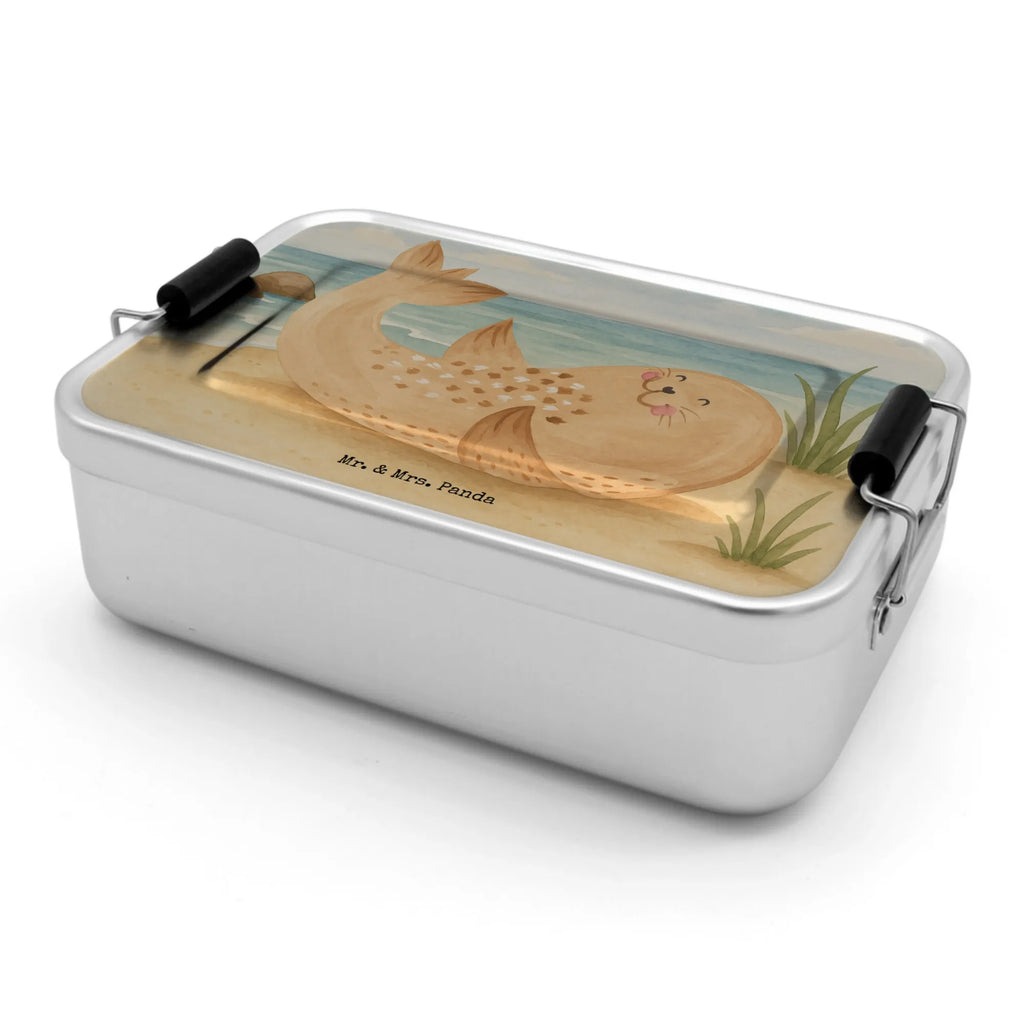 Metall Brotdose Robbe Liegen Design Metallbox, Brotbox Metall, Metall Brotbox, Vesperdose Metall, Pausenbox, Brotdose Metall, Lunchbox Metall, Brotdose, Kinder Brotdose, Brotdose Arbeit, Brotbox, Metall Brotdose, Vintage Brotdose, Schul Brotdose, Tiere, Tiermotive, Gute Laune, Lustige Sprüche, Meerestier, Lachen, Robbe, Nordsee, Robben, Freude, Ostsee, Seehund, Strand