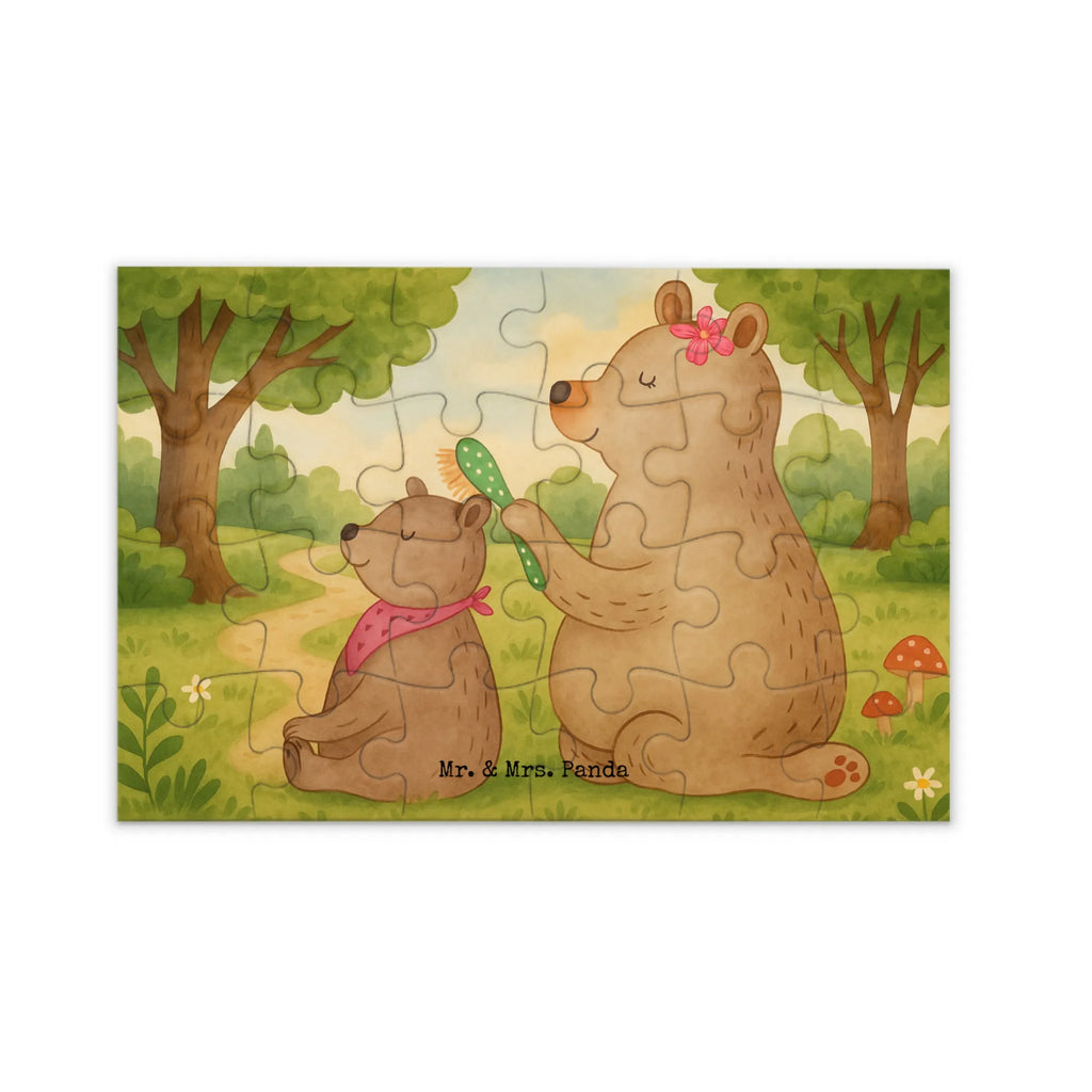 Puzzle Bär Kind Design Puzzle, Familie, Vatertag, Muttertag, Bruder, Schwester, Mama, Papa, Oma, Opa, Geschenk, Mutti, Mutter