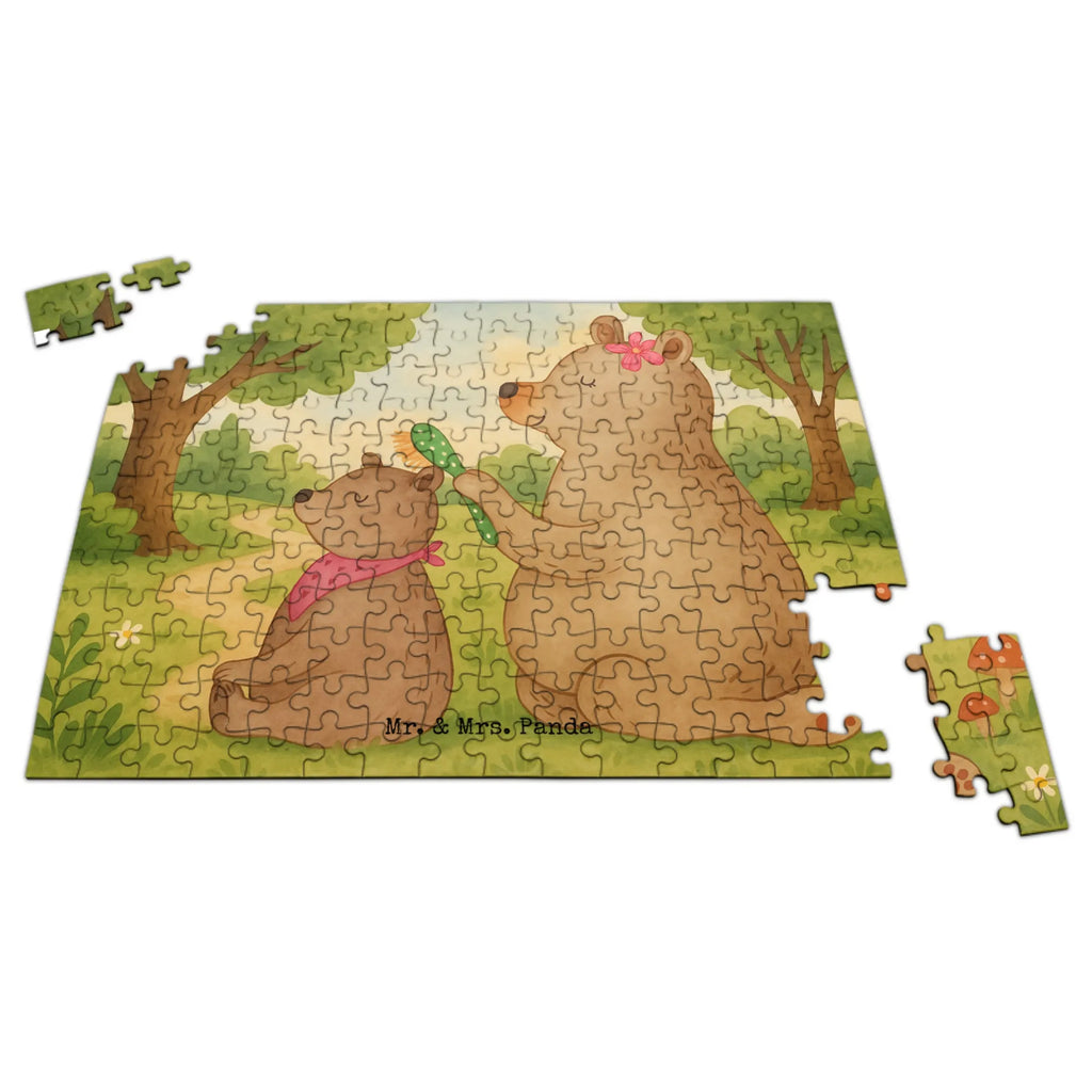 Puzzle Bär Kind Design Puzzle, Familie, Vatertag, Muttertag, Bruder, Schwester, Mama, Papa, Oma, Opa, Geschenk, Mutti, Mutter