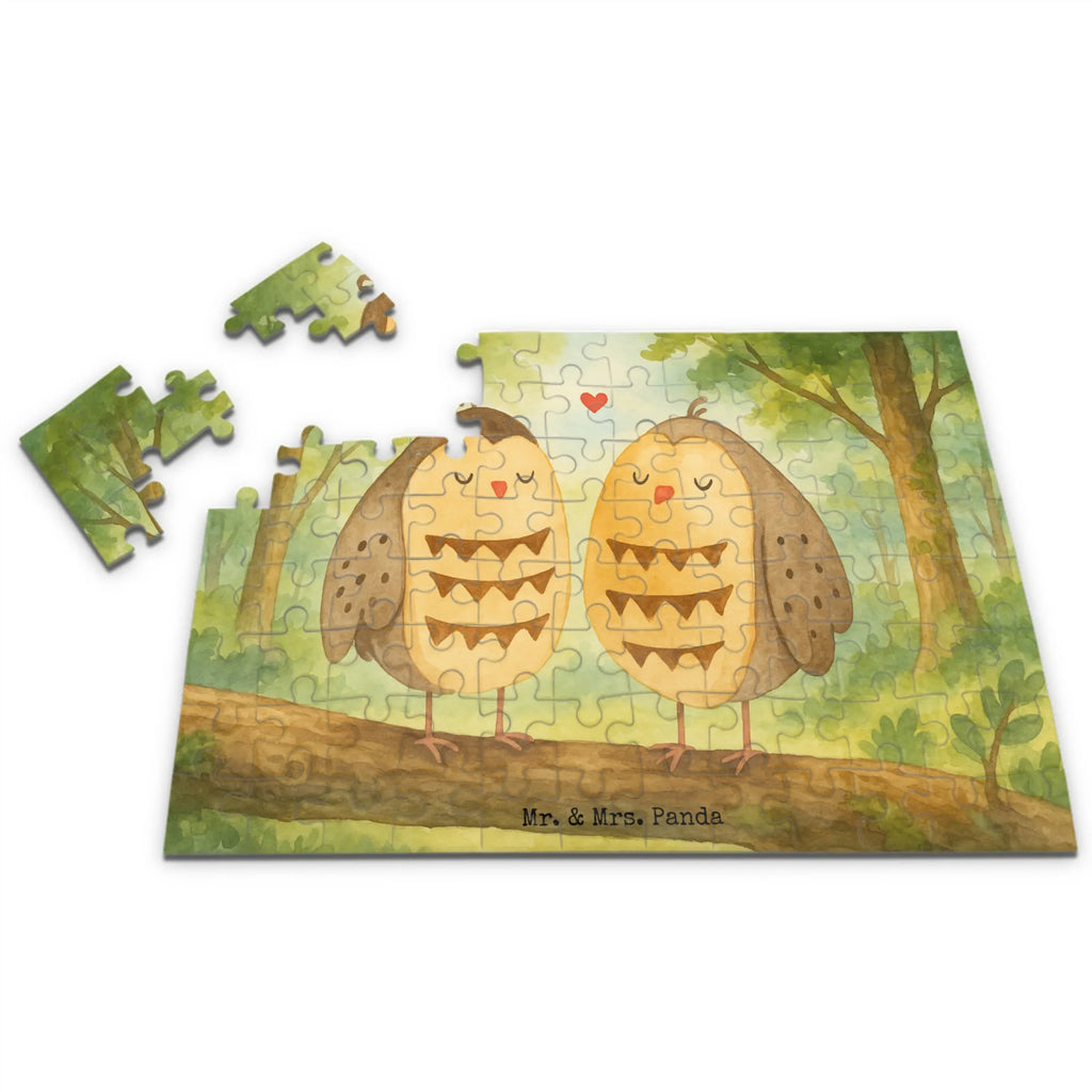 Puzzle Eulen Liebe Design Puzzle, Eule, Eule Deko, Liebe, Hochzeit Spruch, Owl, All you need is love, Liebe Spruch, Freundin Geschenk, Freund, Wortspiel lustig