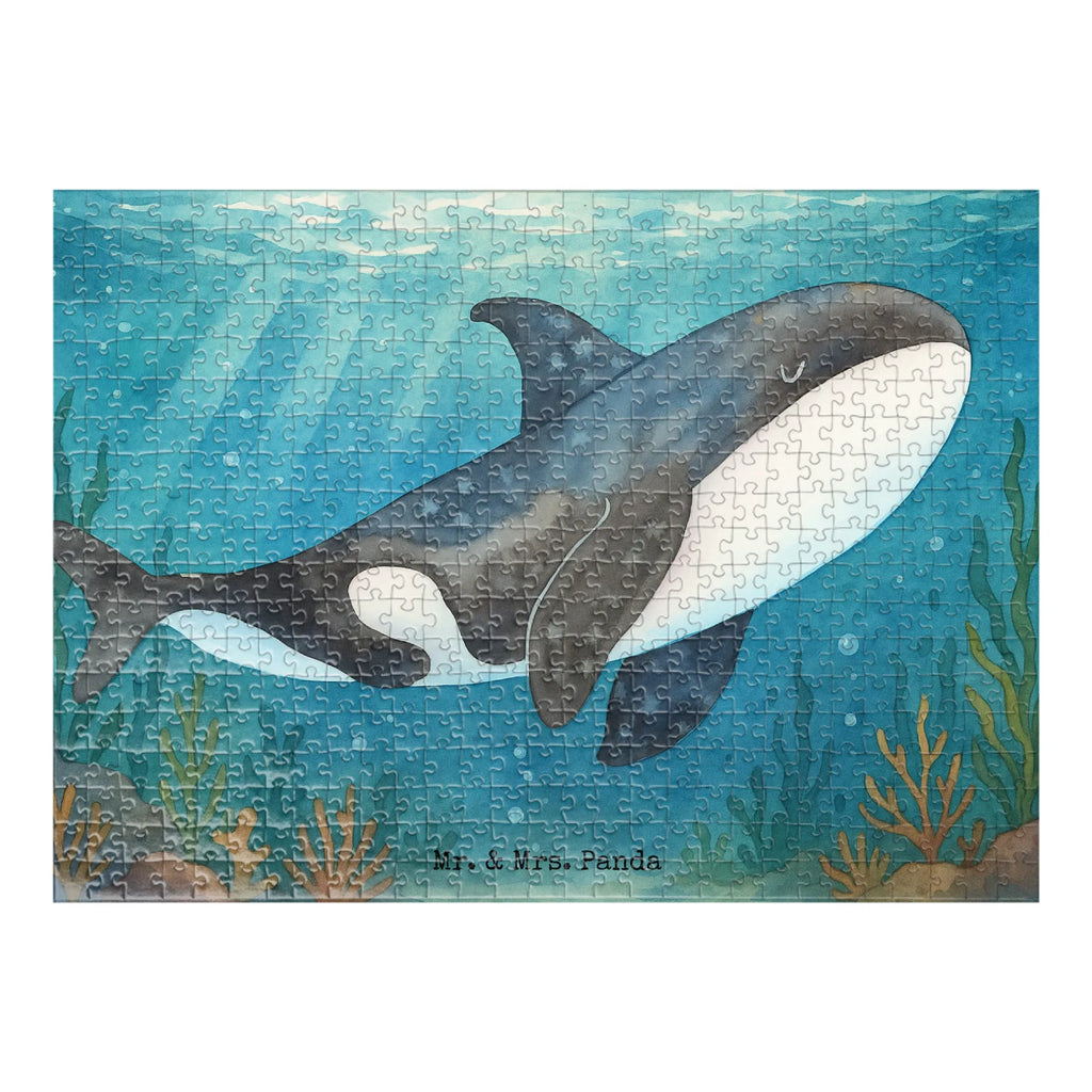 Puzzle Orca Design Puzzle, Meerestiere, Meer, Urlaub, Orca, Orcas, Killerwal, Wal, Möglichkeiten, Büro, Arbeit, Motivation, Selbstliebe, Neustart, Startup