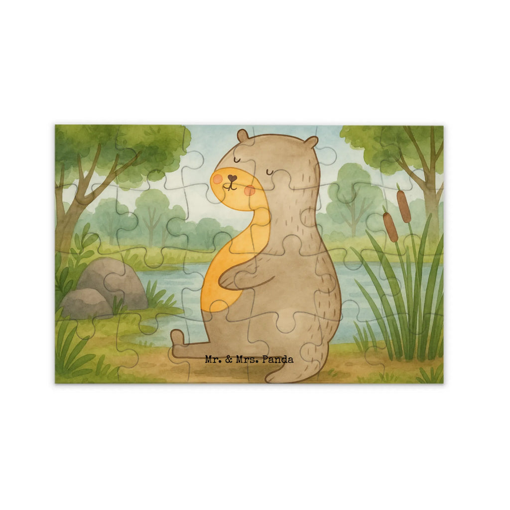 Puzzle Otter Bauch Design Puzzle, Otter, Fischotter, Seeotter, Otter Seeotter See Otter