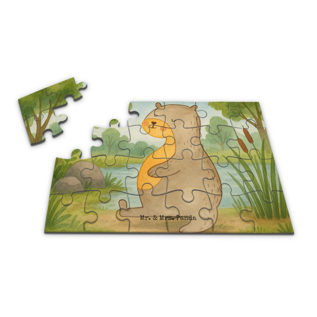 Puzzle Otter Bauch Design Puzzle, Otter, Fischotter, Seeotter, Otter Seeotter See Otter