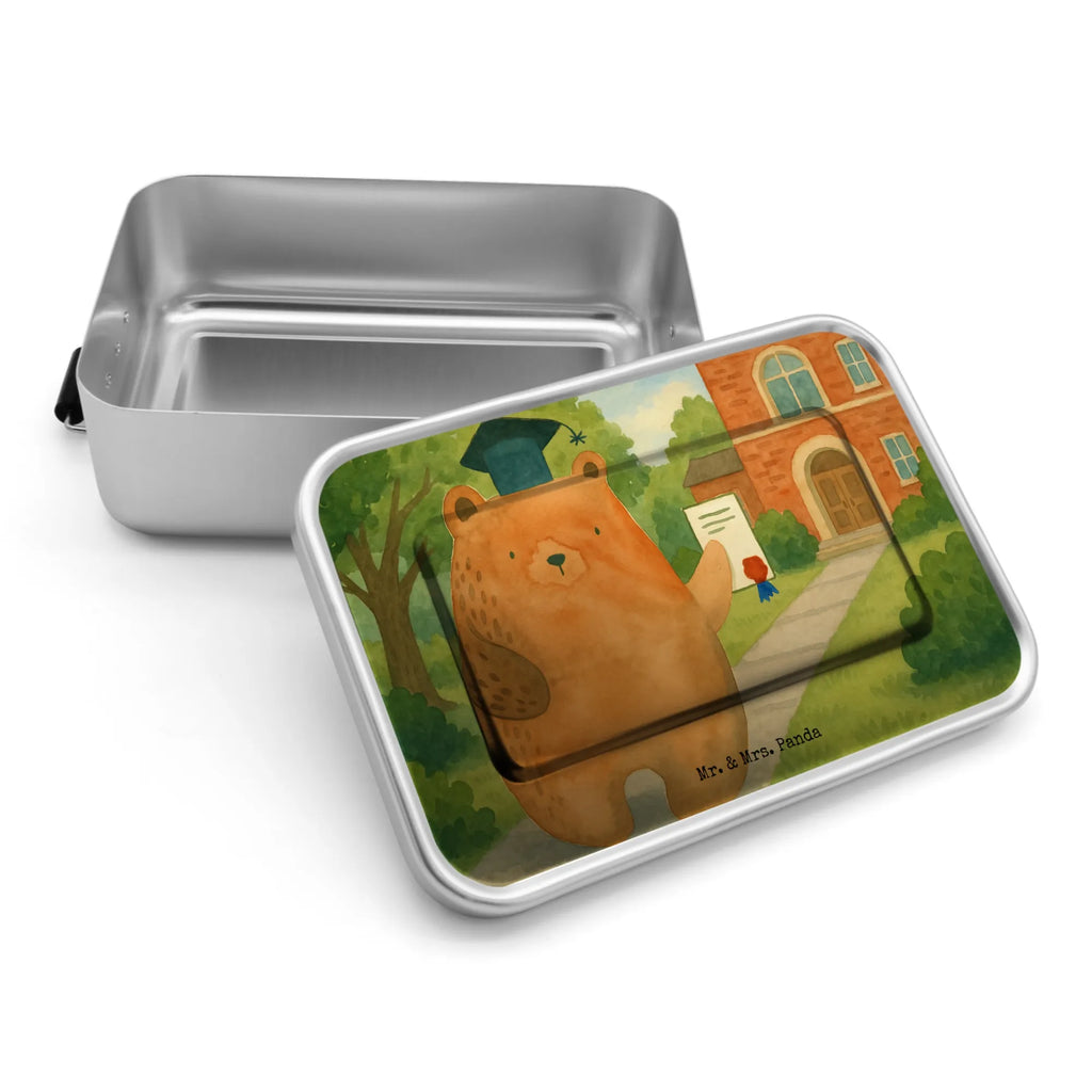 Metall Brotdose Bär Prüfung Design Pausenbox, Brotbox Metall, Metallbox, Brotdose Arbeit, Vesperdose Metall, Schul Brotdose, Metall Brotdose, Brotbox, Kinder Brotdose, Brotdose Metall, Brotdose, Metall Brotbox, Lunchbox Metall, Vintage Brotdose, Teddy, Teddybär, Bär, Abschluss, Prüfungen, Prüfung Bestanden, Zeugnis, Abitur, Abschlusszeugnis