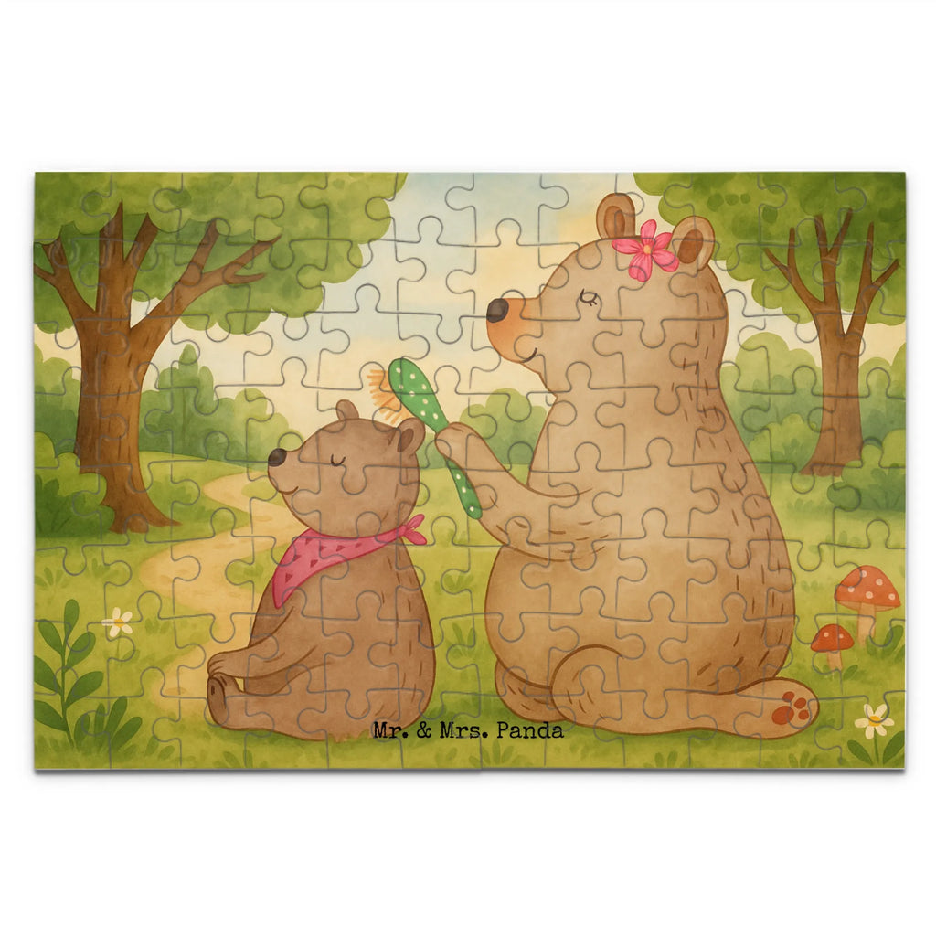 Puzzle Bär Kind Design Puzzle, Familie, Vatertag, Muttertag, Bruder, Schwester, Mama, Papa, Oma, Opa, Geschenk, Mutti, Mutter