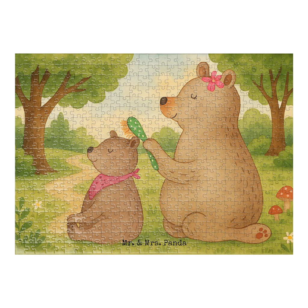 Puzzle Bär Kind Design Puzzle, Familie, Vatertag, Muttertag, Bruder, Schwester, Mama, Papa, Oma, Opa, Geschenk, Mutti, Mutter