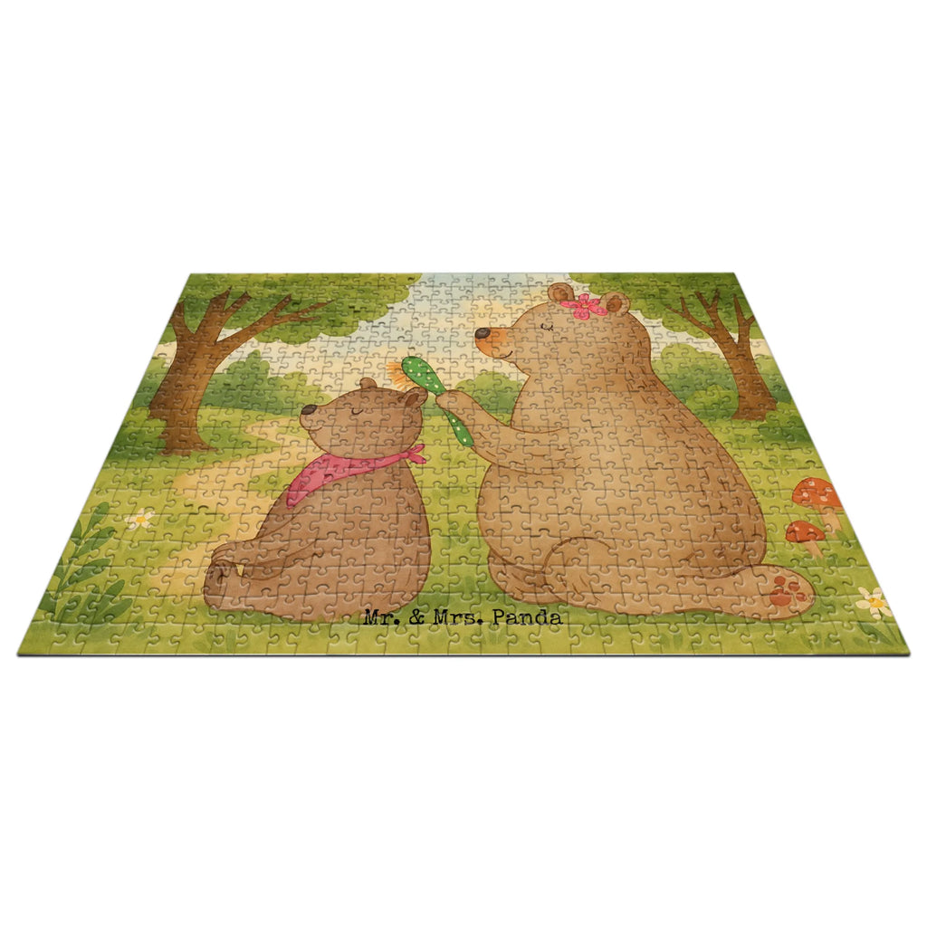 Puzzle Bär Kind Design Puzzle, Familie, Vatertag, Muttertag, Bruder, Schwester, Mama, Papa, Oma, Opa, Geschenk, Mutti, Mutter