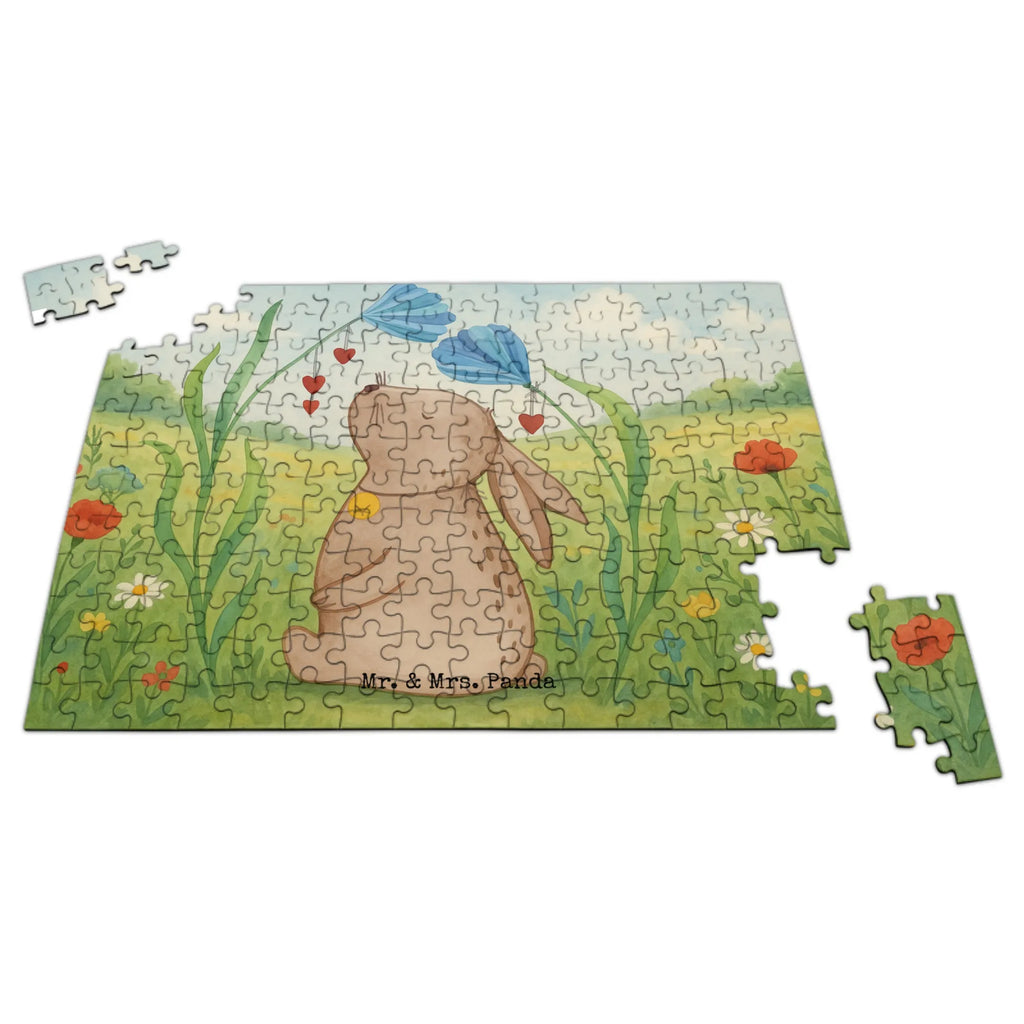 Puzzle Hase Blume Design Puzzle, Ostern, Osterhase, Ostergeschenke, Osternest, Osterdeko, Geschenke zu Ostern, Ostern Geschenk, Ostergeschenke Kinder, Ostern Kinder, Hase, Kaninchen, Kind, Taufe, Taufgeschenk, Geburt, Schwangerschaft, erstes Kind, Kindergeburtstag, Geburtstag, Hoffnung, Träume