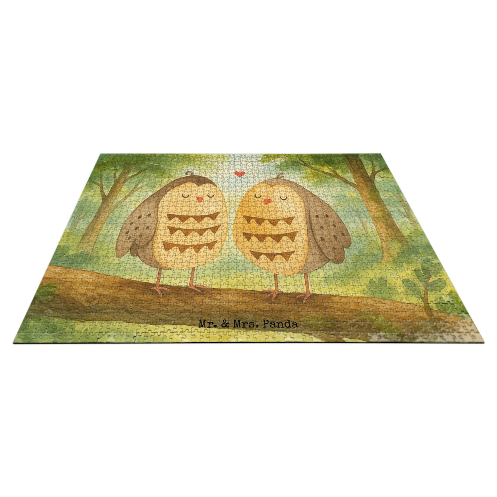 Puzzle Eulen Liebe Design Puzzle, Eule, Eule Deko, Liebe, Hochzeit Spruch, Owl, All you need is love, Liebe Spruch, Freundin Geschenk, Freund, Wortspiel lustig